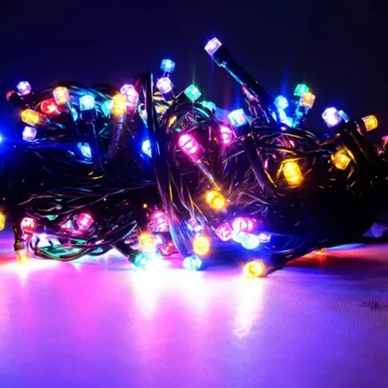 Series Navideñas 100 Luces Led Magicas 8 Metros De Largo