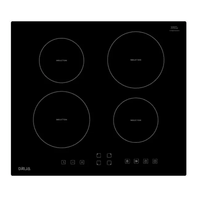 Tope De Cocina Inducción Germany 60cm Negro Drija
