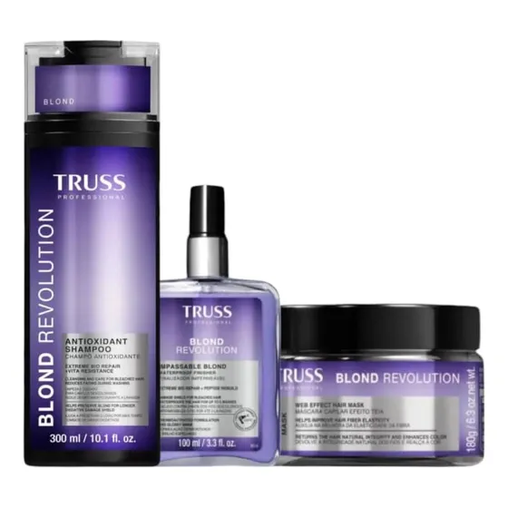 Truss Blond Revolution Kit Completo 3 Produtos