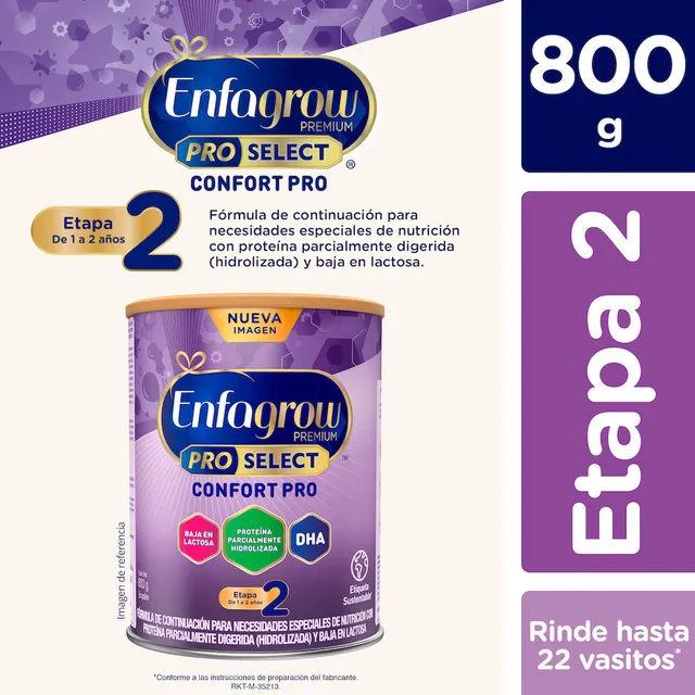 Fórmula Enfagrow Premium Confort etapa 2 de 800g