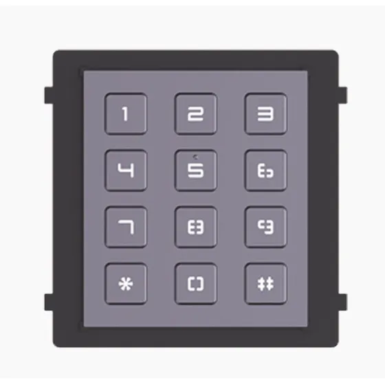 Módulo De Teclado Hikvision Para Frente De Calle Modular Ds-