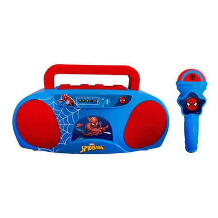 Boombox Karaoke 5871 Infantil Homem Aranha Candide