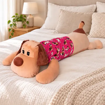 Xuxão Cachorro Gigante 1,10m Pelúcia Super Macia Para Dormir