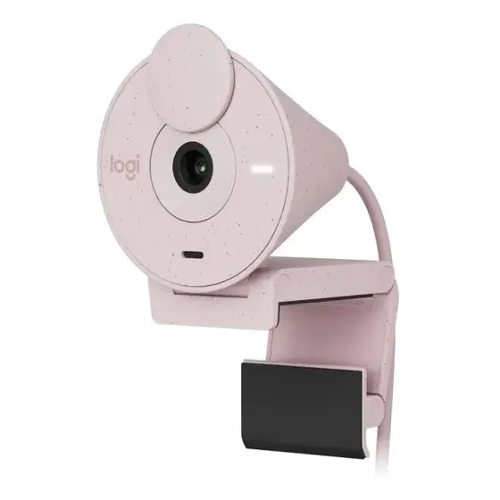Camara Logitech Brio 300 Fhd 1080p Con Modo Privacidad Color Rosa claro | Cuotas sin interés