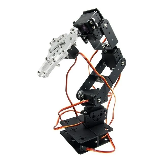 Kit Brazo Robótico Con Servos Mg995 Aluminio