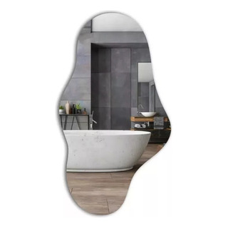 Espejo De Estilo Minimalista Asimetrico Cuerpo Completo Espejo De Estilo Minimalista Asimetrico Cuerpo Completo