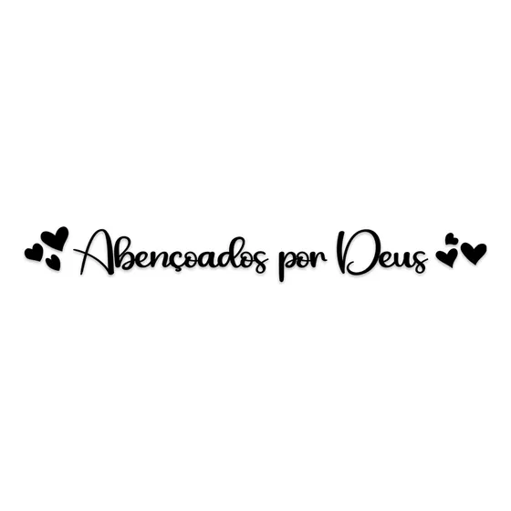 Frase Abençoados Por Deus Decoração De Parede Em Mdf
