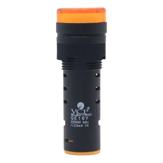 Piloto Led Luminoso 16mm Amarillo 220 Vac Tablero Eléctrico