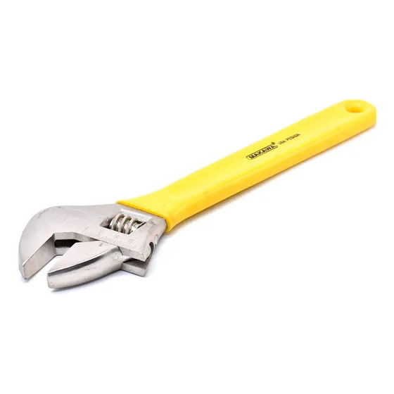 Llave Ajustable 12 Mango Amarillo Makawa Mk-018