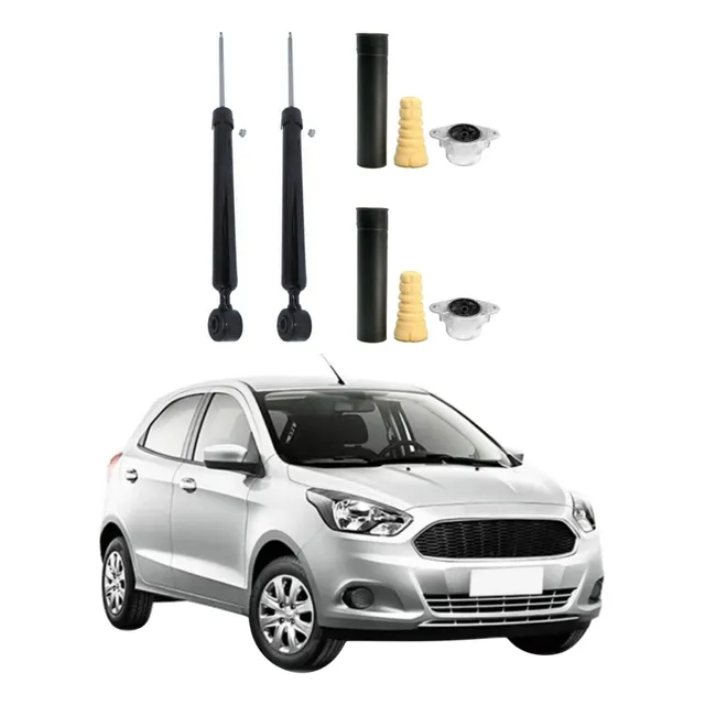 Par Amortecedor Traseiro Ford Ka 2017 2018 2019 Monroe + Kit