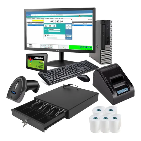 Kit Punto De Venta + Computadora Completa + Wifi + Lic