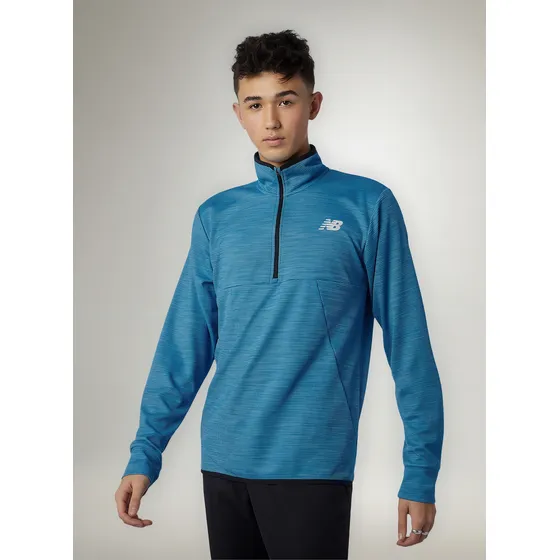 Buzo New Balance De Hombre - Tenacity Quarter - Mt01088hlu