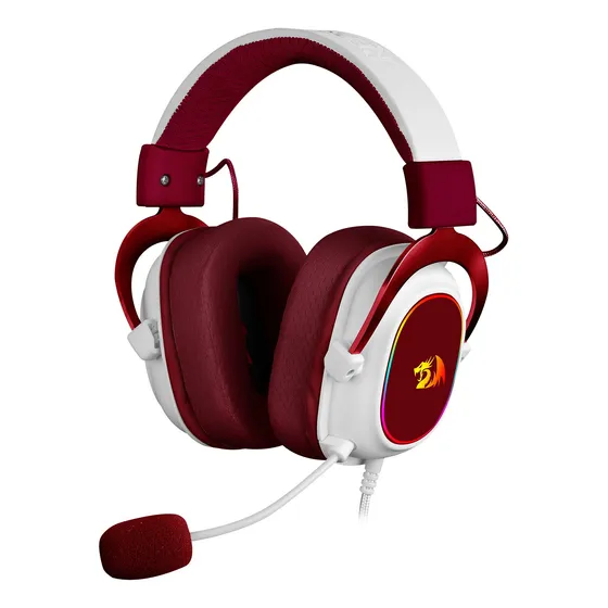Headset Gamer Redragon Zeus X Usb 7.1 Rgb Vermelho H510rgb