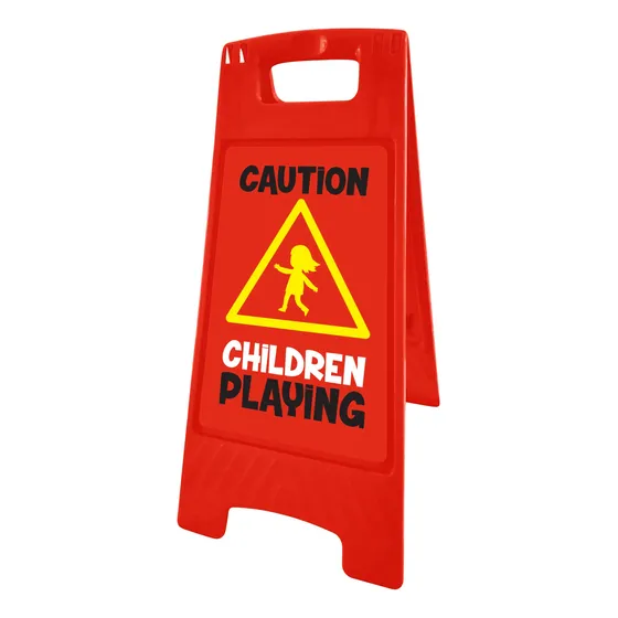 Precaucion Niño Jugando 
