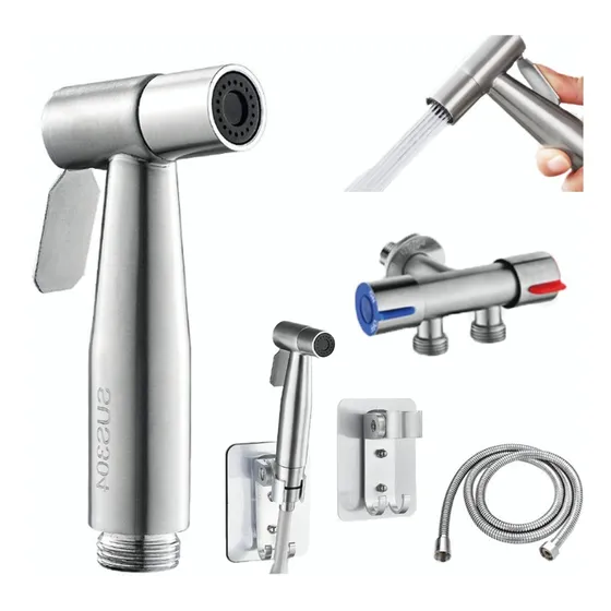 Grifo Para Bidé Inodoro Baño Acero Inoxidable Fría Y Calient