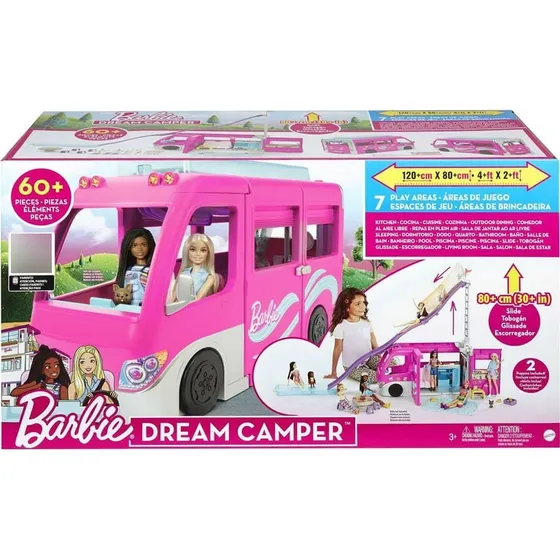 Camión Camper 3 En 1 Barbie, Caravana Motorhome Original Usa