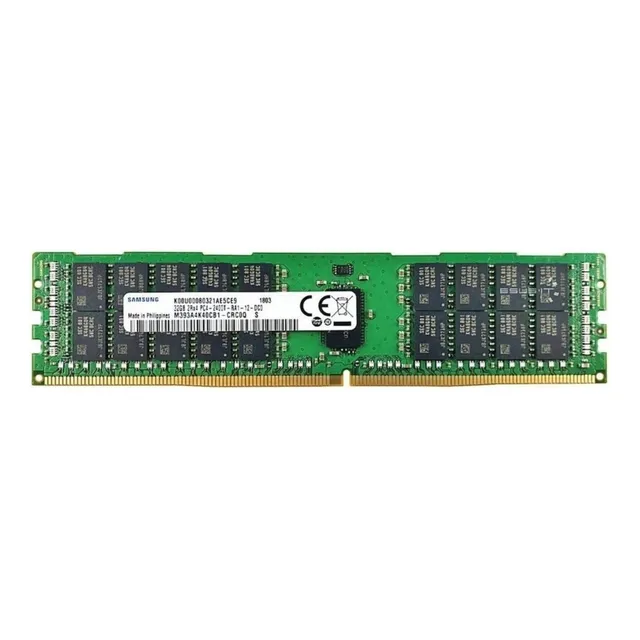 Memoria RAM color verde 32GB 1 Samsung M393A4K40BB1-CRC4Q