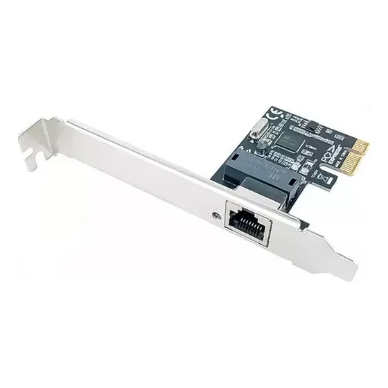 Placa De Rede Pci Express Rj45 Knup Alta Performance