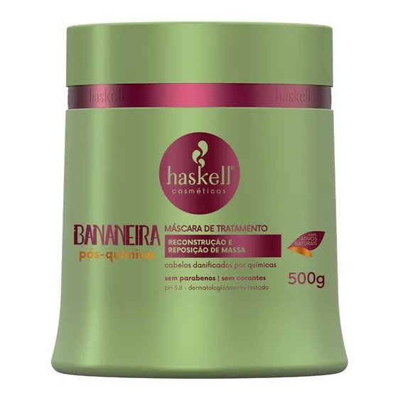 Máscara Haskell Bananeira Pós Química 500g