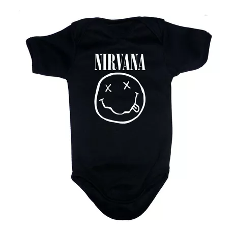 Pañaleros Rock - Pañalero De Nirvana - Pañalero Para Bebe