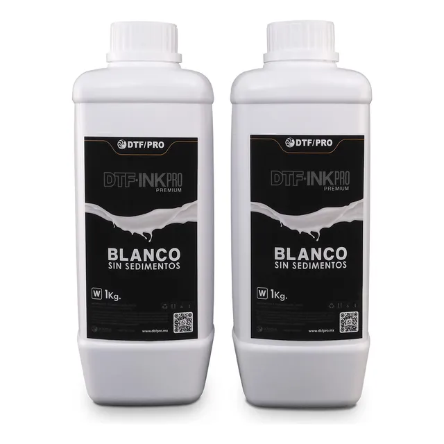 2k Tinta Dtf Blanca Sin Sedimentos Para Cabezales Epson Dtf
