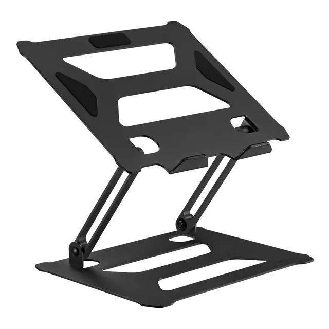 Base Elevadora Para Laptop De 11 - 15  Pulgadas + Aluminio Color Negro