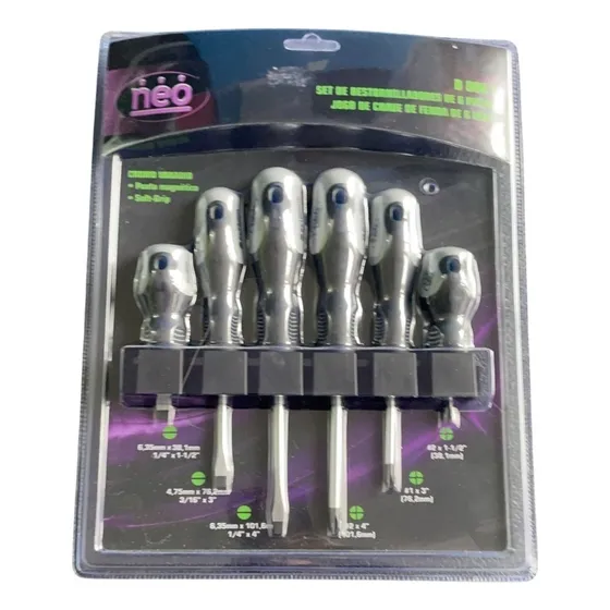 Kit Destornilladores Neo X 6 Unidades