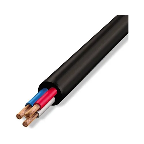 25 Metros Cabo Pp 3x2,5 Fio Flexível 3 Vias 2,5mm Cobrecom Cobertura Preto