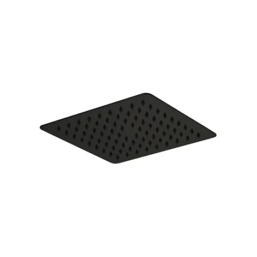 Plato Ducha De Lujo Cuadrada Negra Santorini 10 PuLG  30 Cm