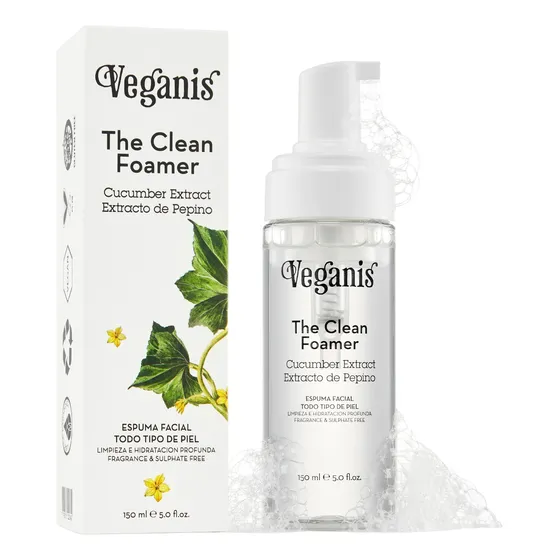 Veganis- Espuma Facial Todo Tipo De Piel Con Extr. De Pepino