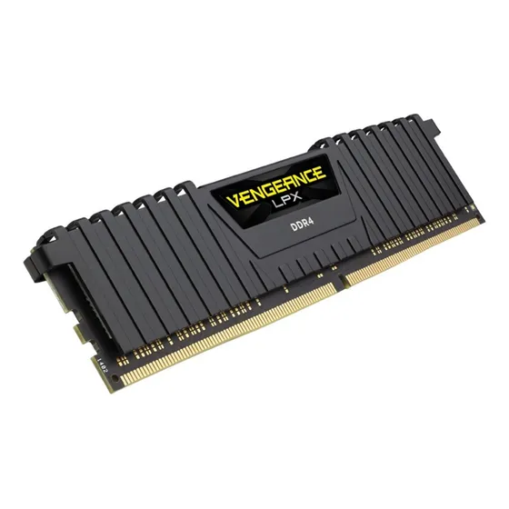 Memoria RAM Vengeance LPX gamer color negro 8GB 1 Corsair CMK8GX4M1Z3200C16
