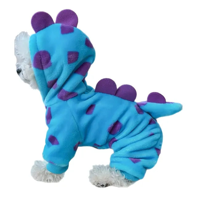 Pijama Enterito De Felpa Para Mascotas -otoño/invierno
