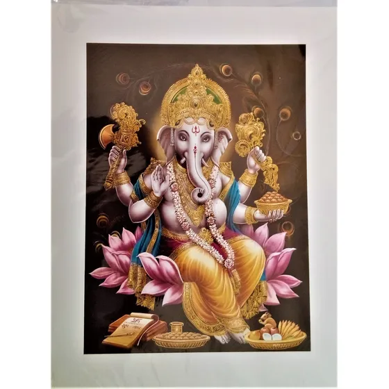 Afiche Poster Divinidad Señor Ganesha  Modelo Clásicos 2