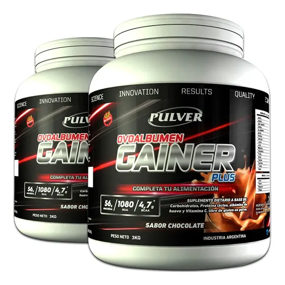 Ganador De Peso Fuerza Energía Gainer Pulver 3kg Sin Tacc