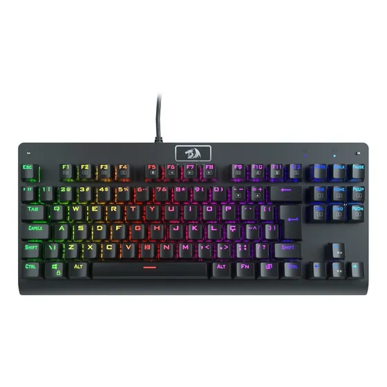 Teclado Mecânico Gamer Redragon Dark Avenger, Rgb, Switch Outemu Blue, Abnt2 - K568