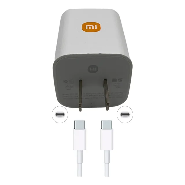 Cargador Taco Cable Tipo C Xiaomi Redmi Carga Rapida 25/67 W