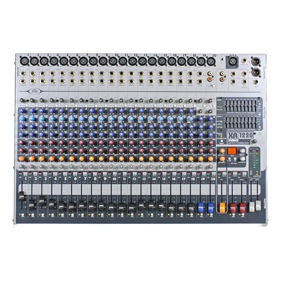 Consola Mixer Amplificada 20 Canales Peavey 1200w