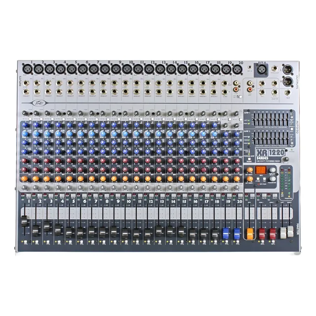 Consola Mixer Amplificada 20 Canales Peavey 1200w
