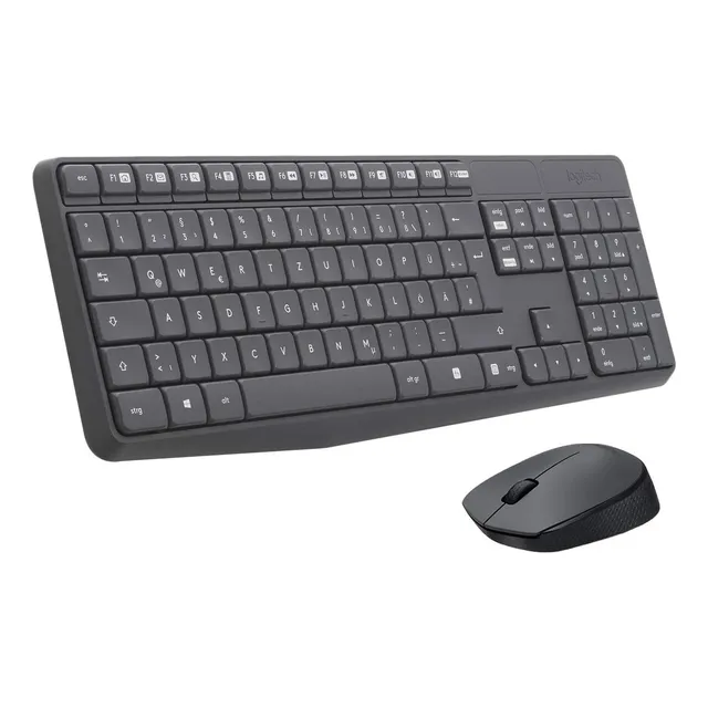 Logitech Mk235 Kit De Teclado Y Mouse Inalambrico Gris