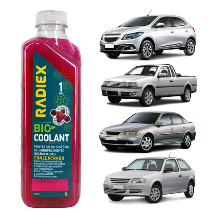 Aditivo Radiador Linha Volkswagen Chevrolet Rosa Bio Radiex Concentrado 1l Aditivo Radiador Linha Volkswagen Chevrolet Rosa Bio Radiex Concentrado 1l