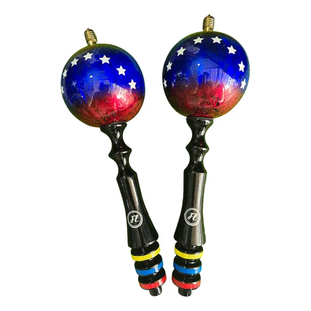 Maracas Profesionales Tricolor