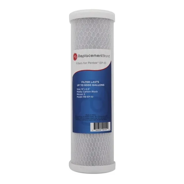 Cartucho Carbon Block Activado 10x2,5 Osmosis Inversa