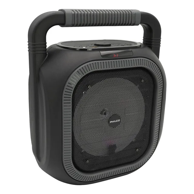 Parlante Karaoke 765gr 6.5 Philco Gris Color Eco Negro