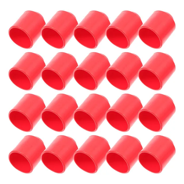 Inoomp 20 Pieza Taco Billar Cubierta Inferior Goma Para Rojo