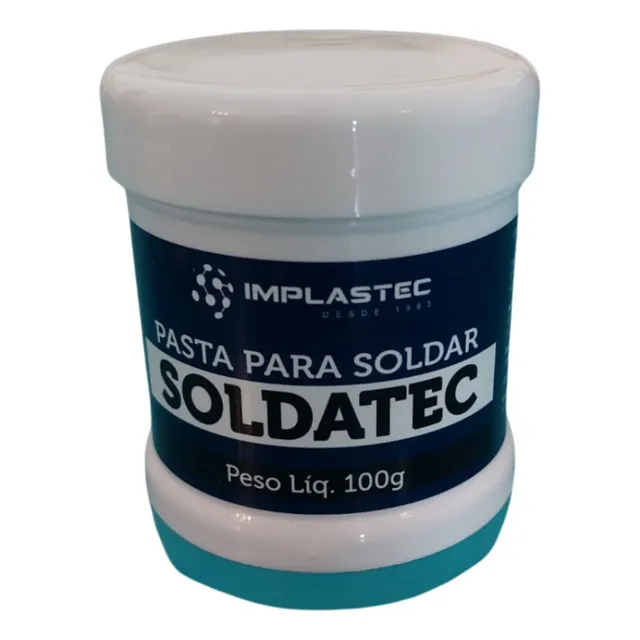 Pasta Para Soldar Implastec Soldatec Pote 100g 