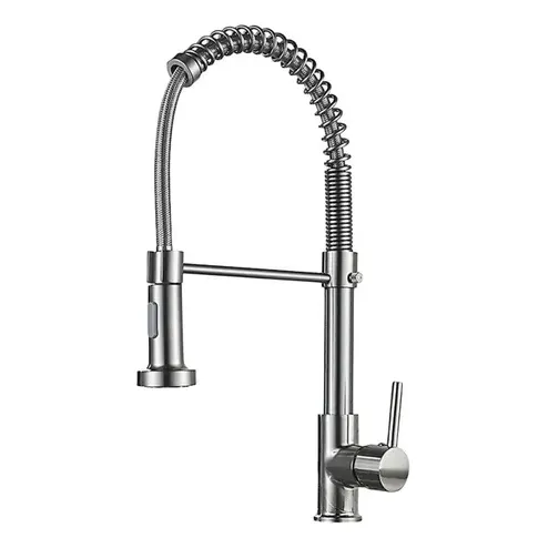 Grifo Fregadero Monomando Rociador Abatible Cocina Flexible