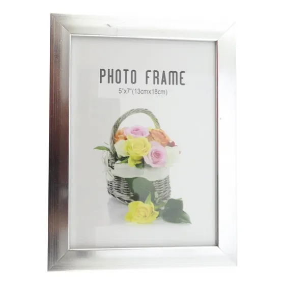 Porta Retrato De Mesa Plata Escritorio Fotos Familiar