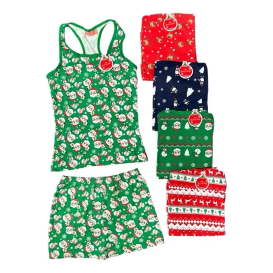 Pijama Navidad Mujer Genérica X2