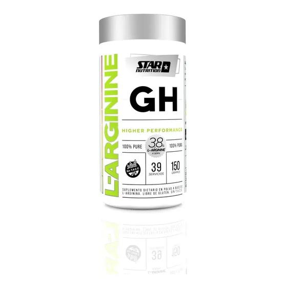Arginina Gh De Star Nutrition 150 Grs Oxido Nitrico Polvo 