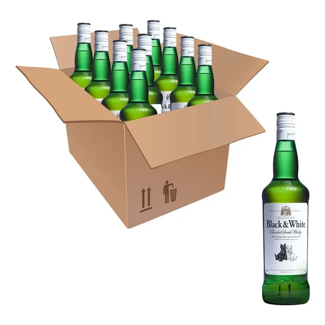 Whisky Black&white 10x750ml Caja